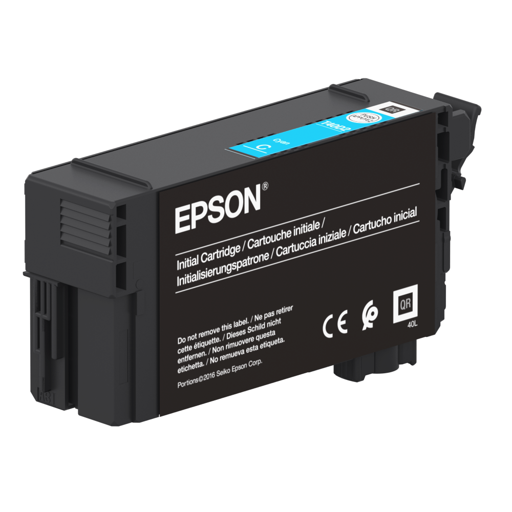 T40C2 / T40D2 Cartucho de tinta Cian para SC-T2100, SC-T3100 y SC-T5100. Seteico