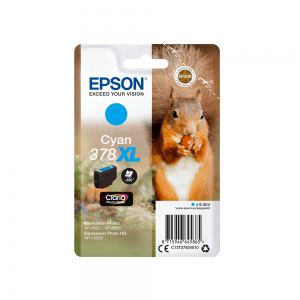 Cartucho 378XL Cian Epson (Ardilla). Hasta 830 copias.