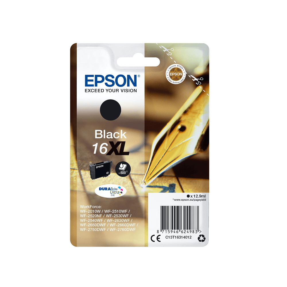 Cartucho Epson 16XL Negro (Pluma) Cartucho Epson 16XL Negro (Pluma)