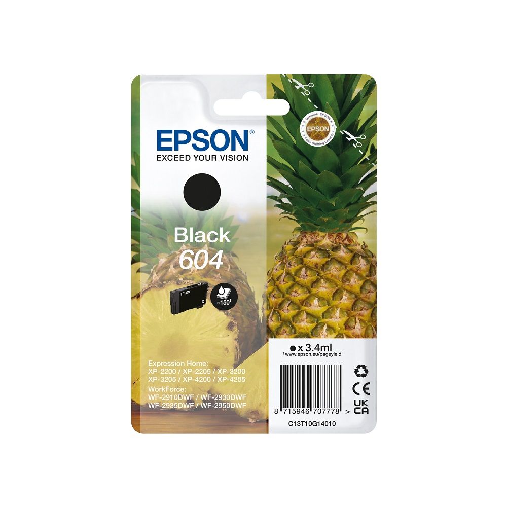 Cartucho EPSON 604 Negro (piña)