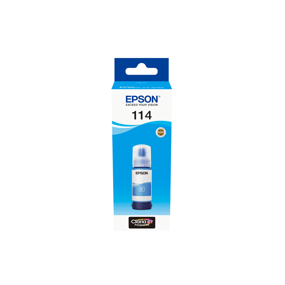 Botella original EPSON 114 Cian