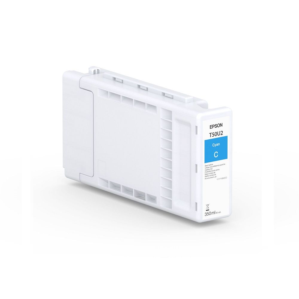 T50U2 Cartucho de tinta Cian (350 ml). Original EPSON. Para SC-T3700, SC-T5700 y SC-T7700. Seteico. Distribuidor oficial Epson.